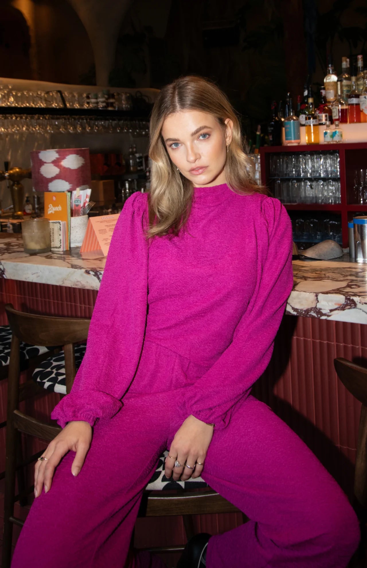 Isla Pants - Fuchsia