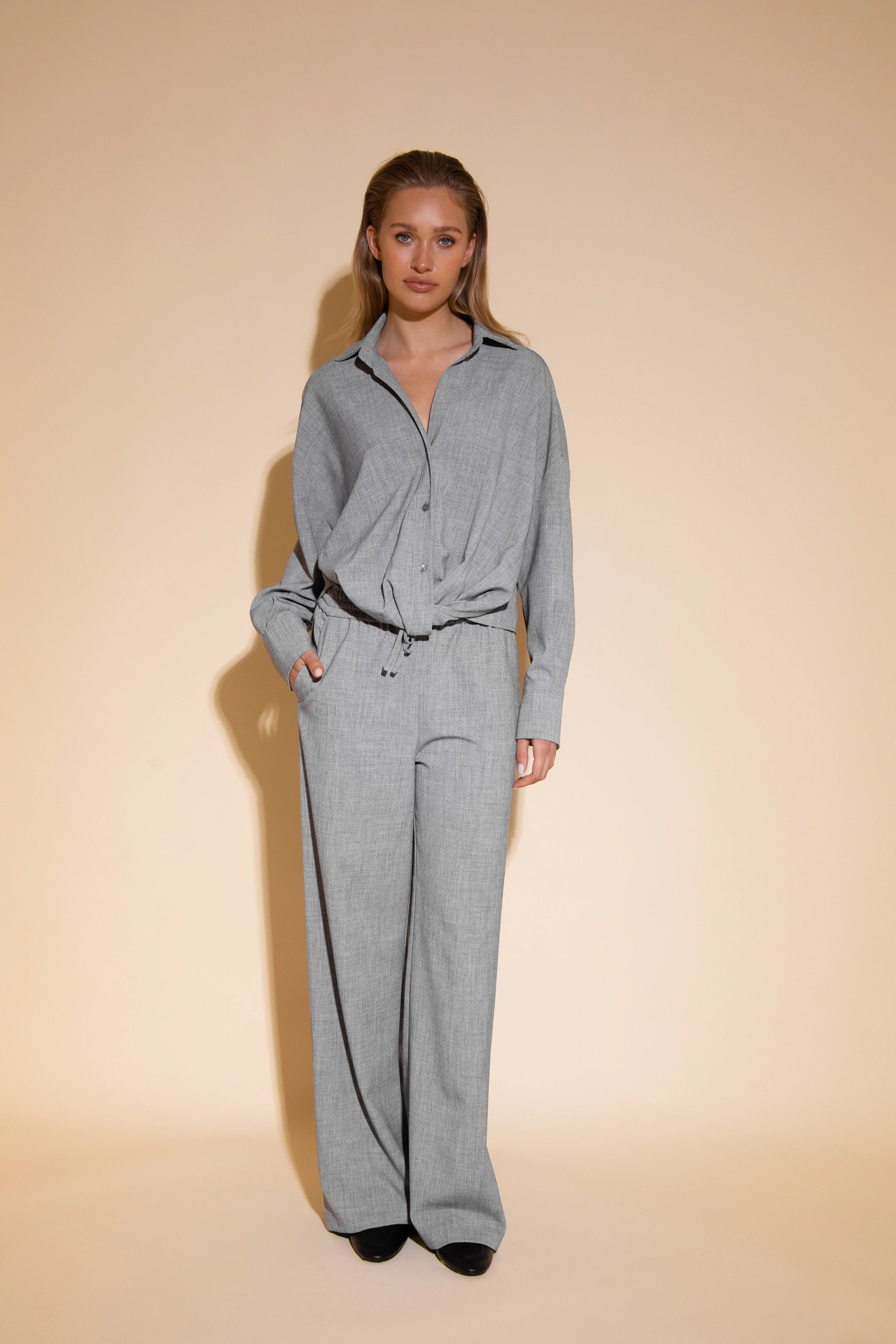 Hailey Blouse - Grijs -  - Bobbie Rose