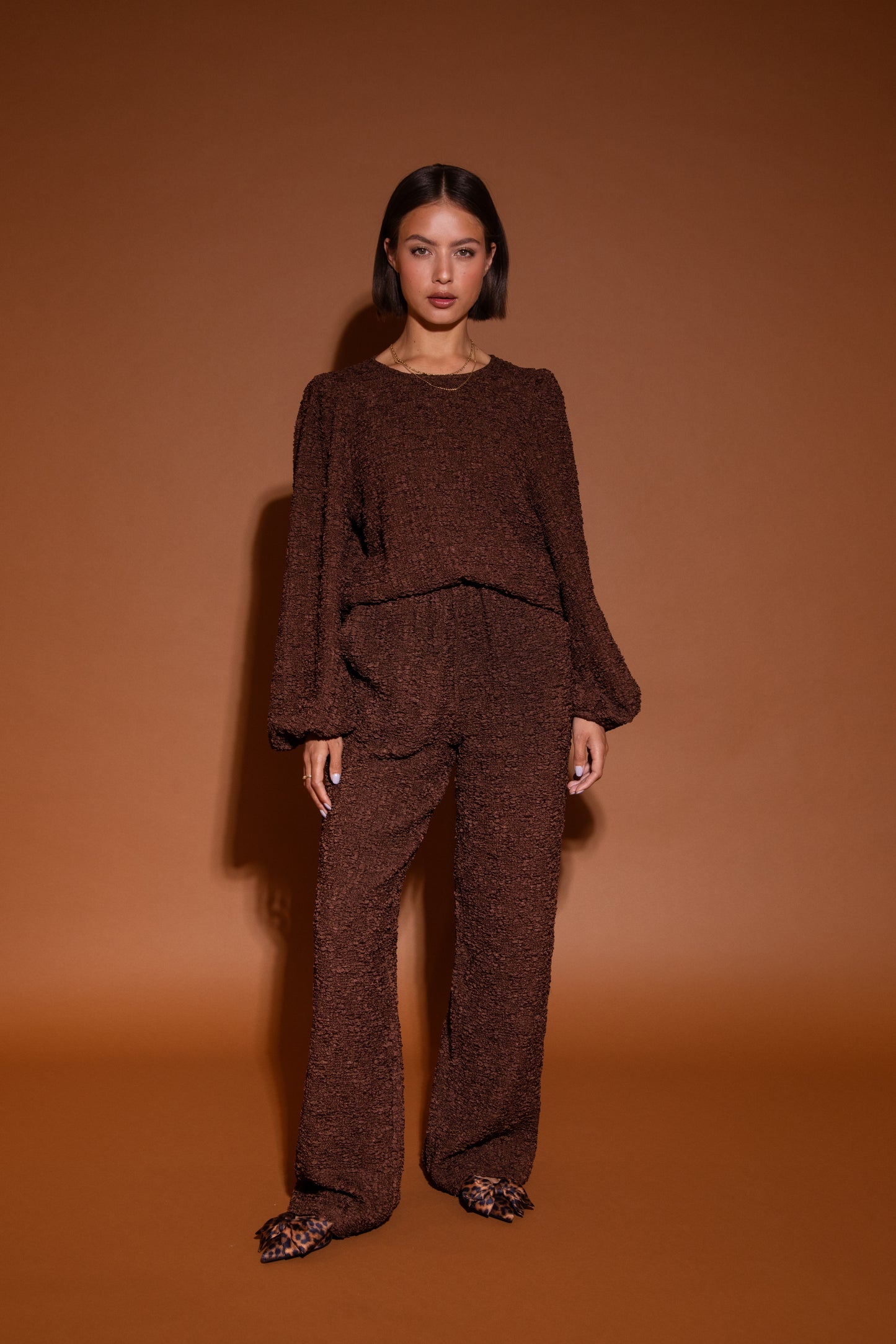 Mia Top - Brown
