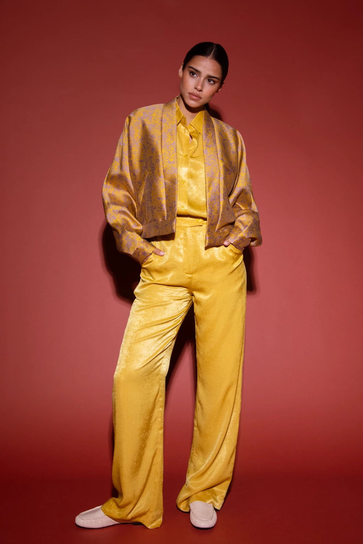 Bellini Pants - Yellow -  - Bobbie Rose