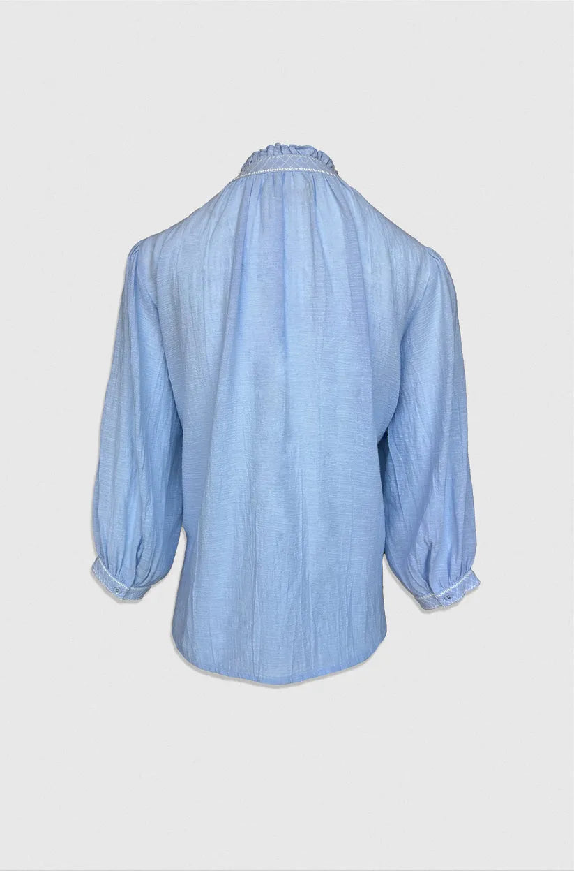 Drew Blouse - Sky Blue -  - Bobbie Rose