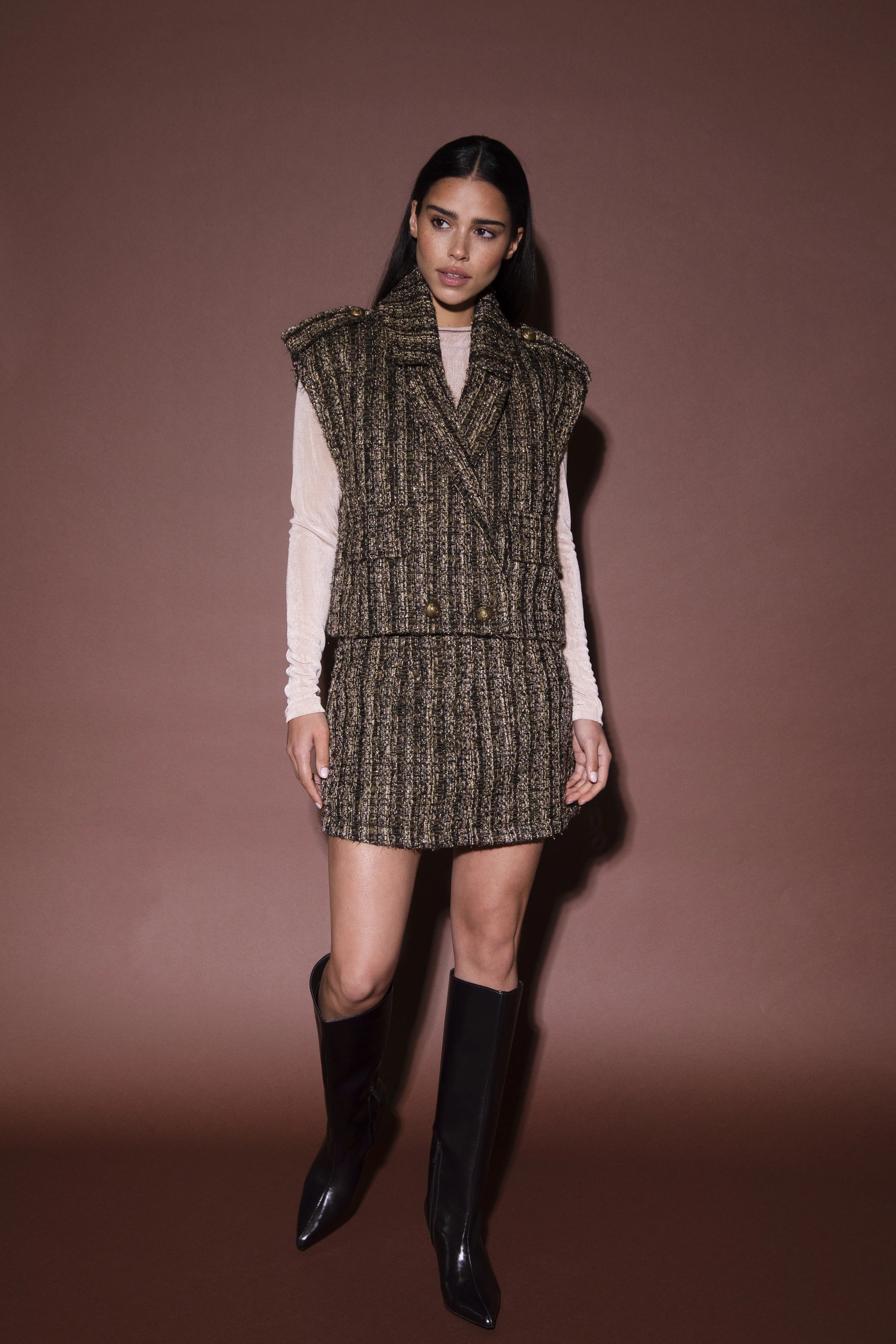 Day Gilet - Bruin -  - Bobbie Rose