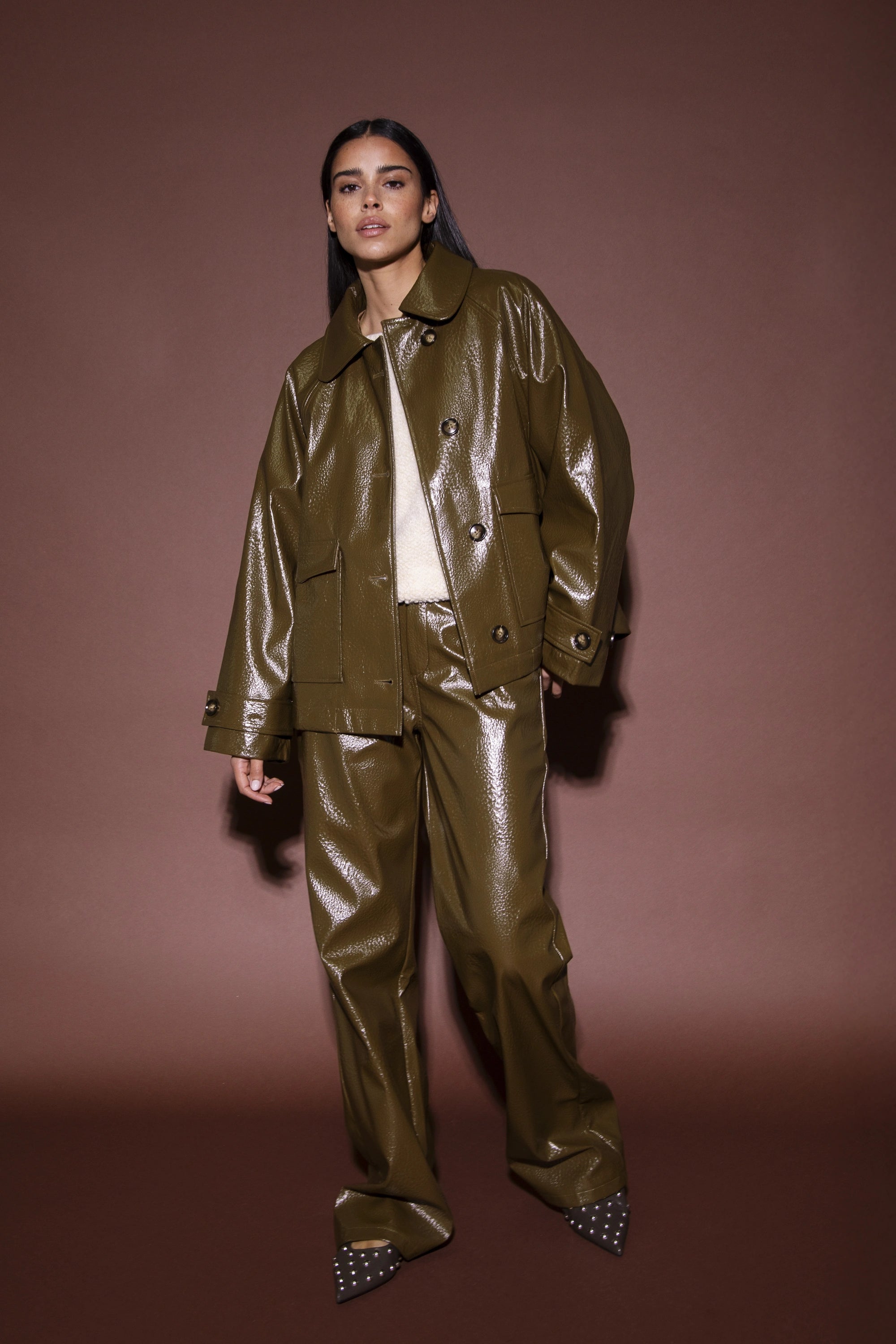 Jeany Jacket - Groen -  - Bobbie Rose