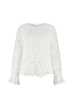 Marie Blouse - White - Bobbie Rose