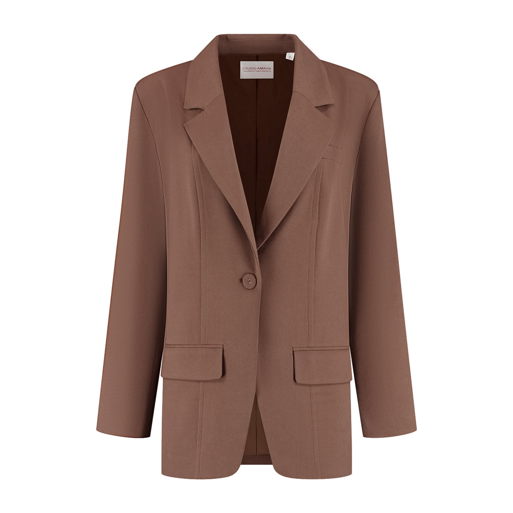 Puck Blazer - Brown - Studio Amaya - Bobbie Rose