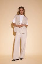 Silke Gilet - Off White -  - Bobbie Rose