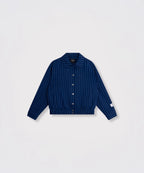 Clean striped bomber