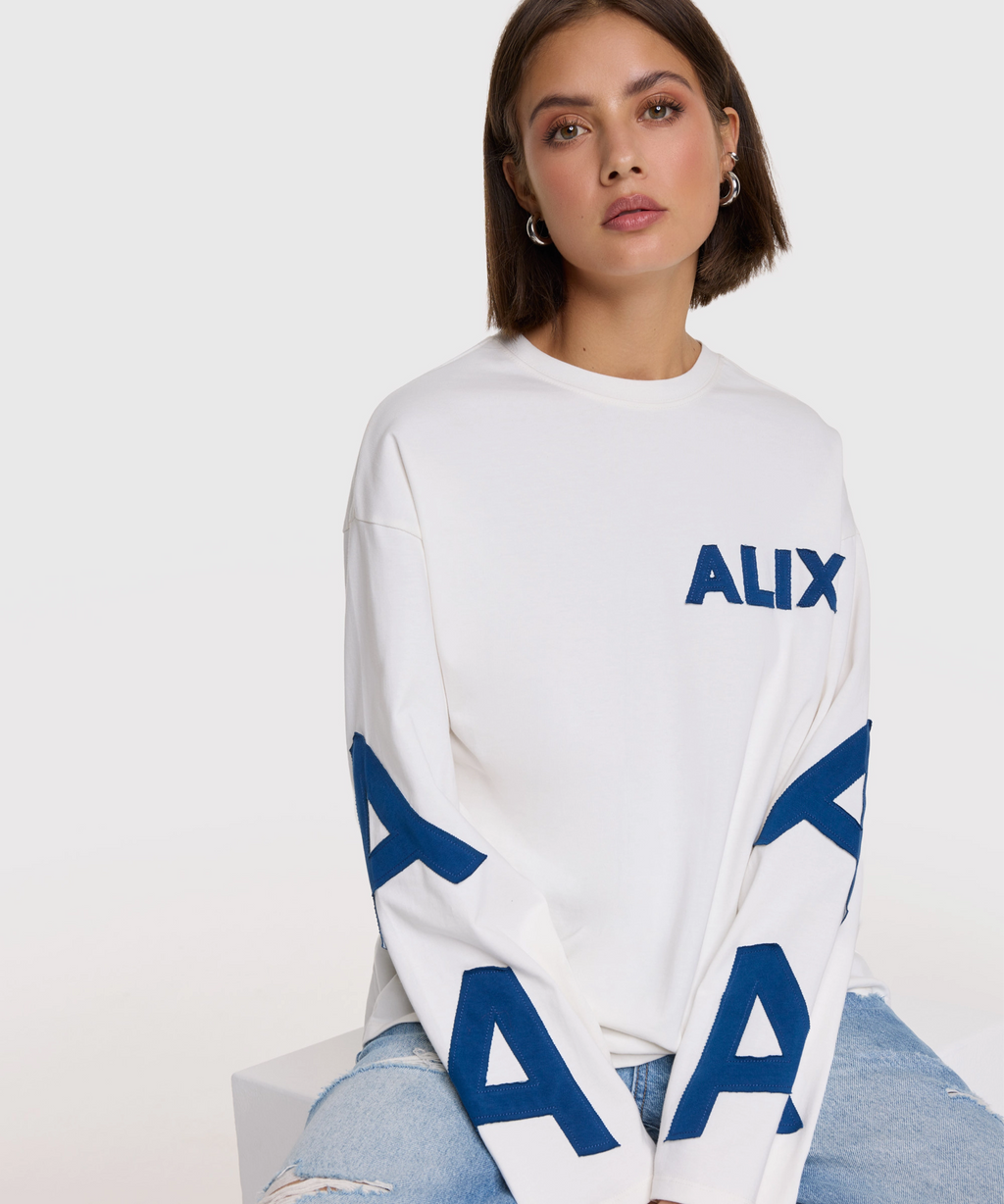 Patch longsleeve t-shirt