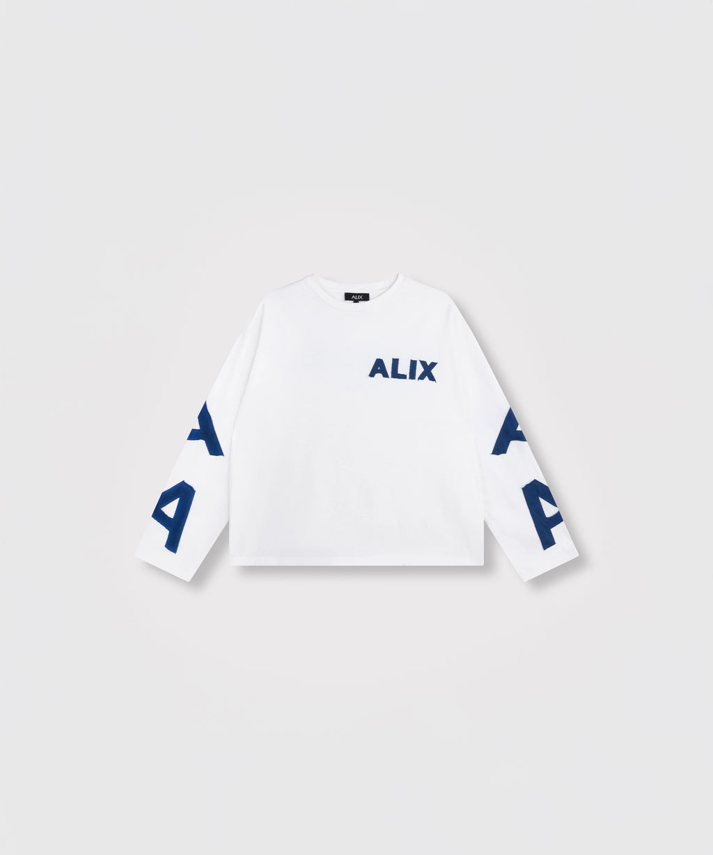 Patch longsleeve t-shirt