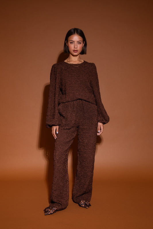 Mia Top - Brown