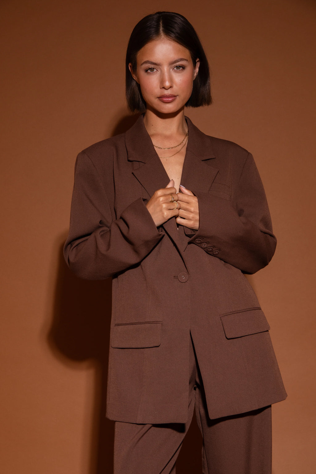 Puck Blazer - Bruin -  - Bobbie Rose