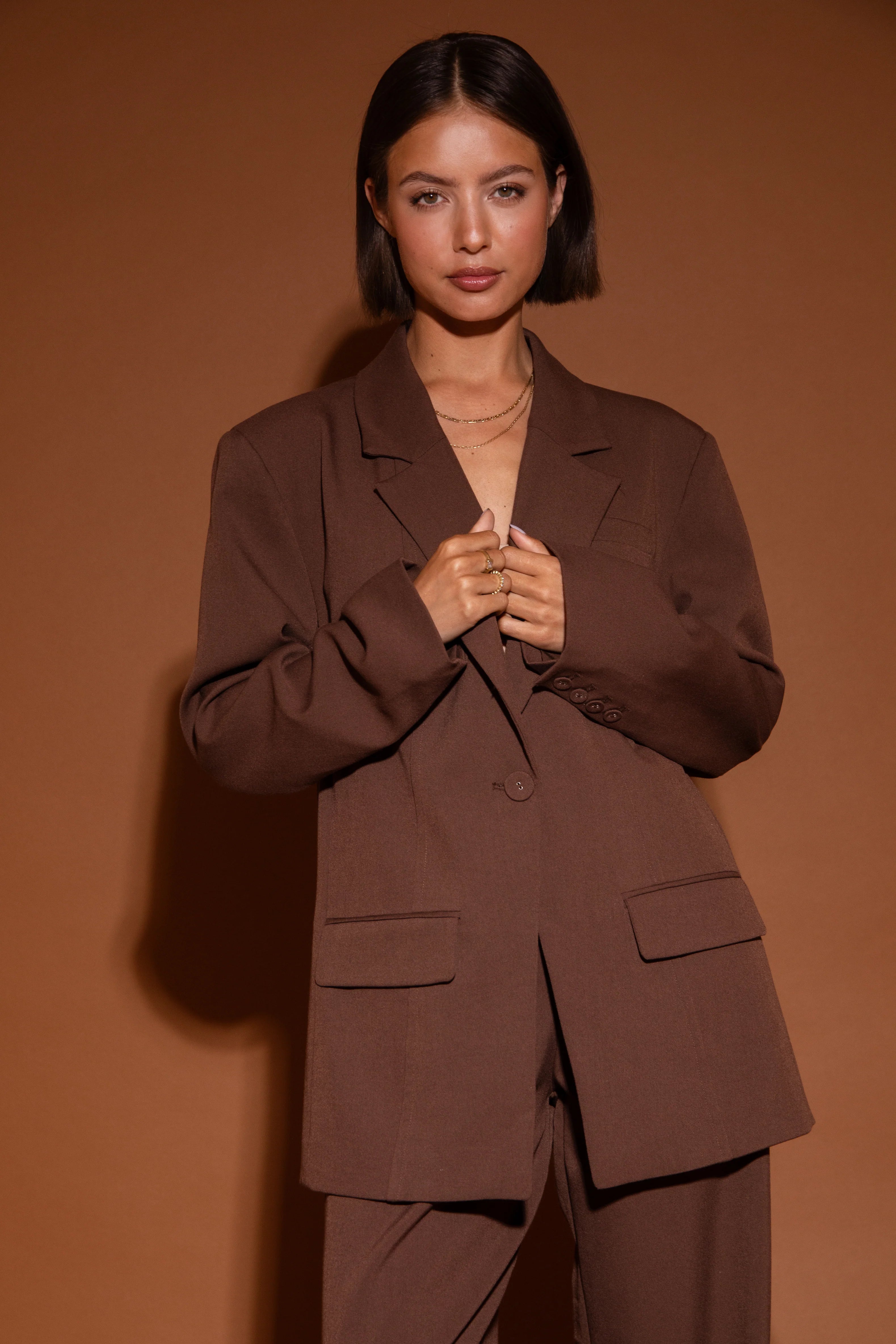 Puck Blazer - Bruin -  - Bobbie Rose