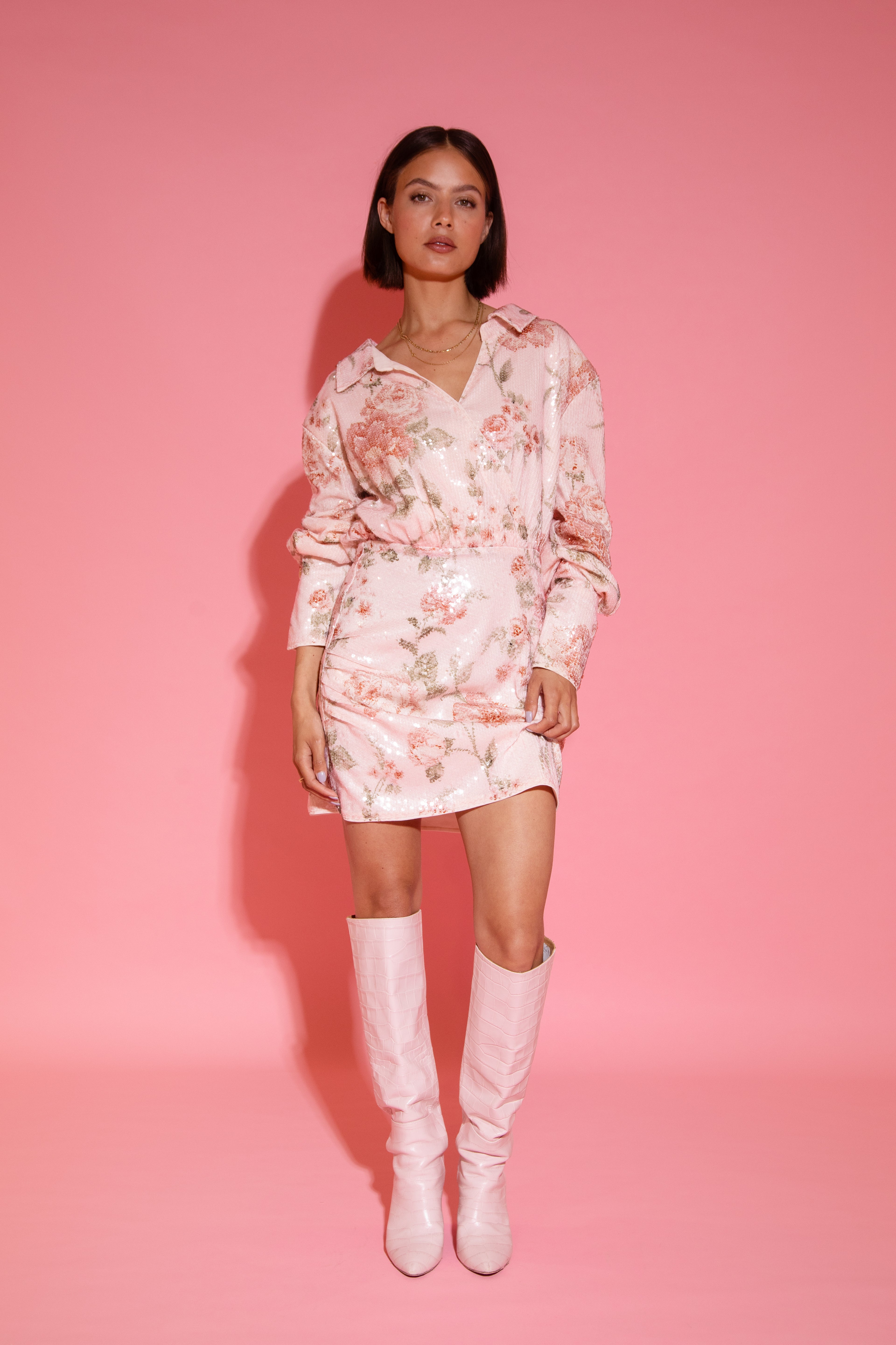 Pretty Woman Dress - Pink - Studio Amaya - Bobbie Rose