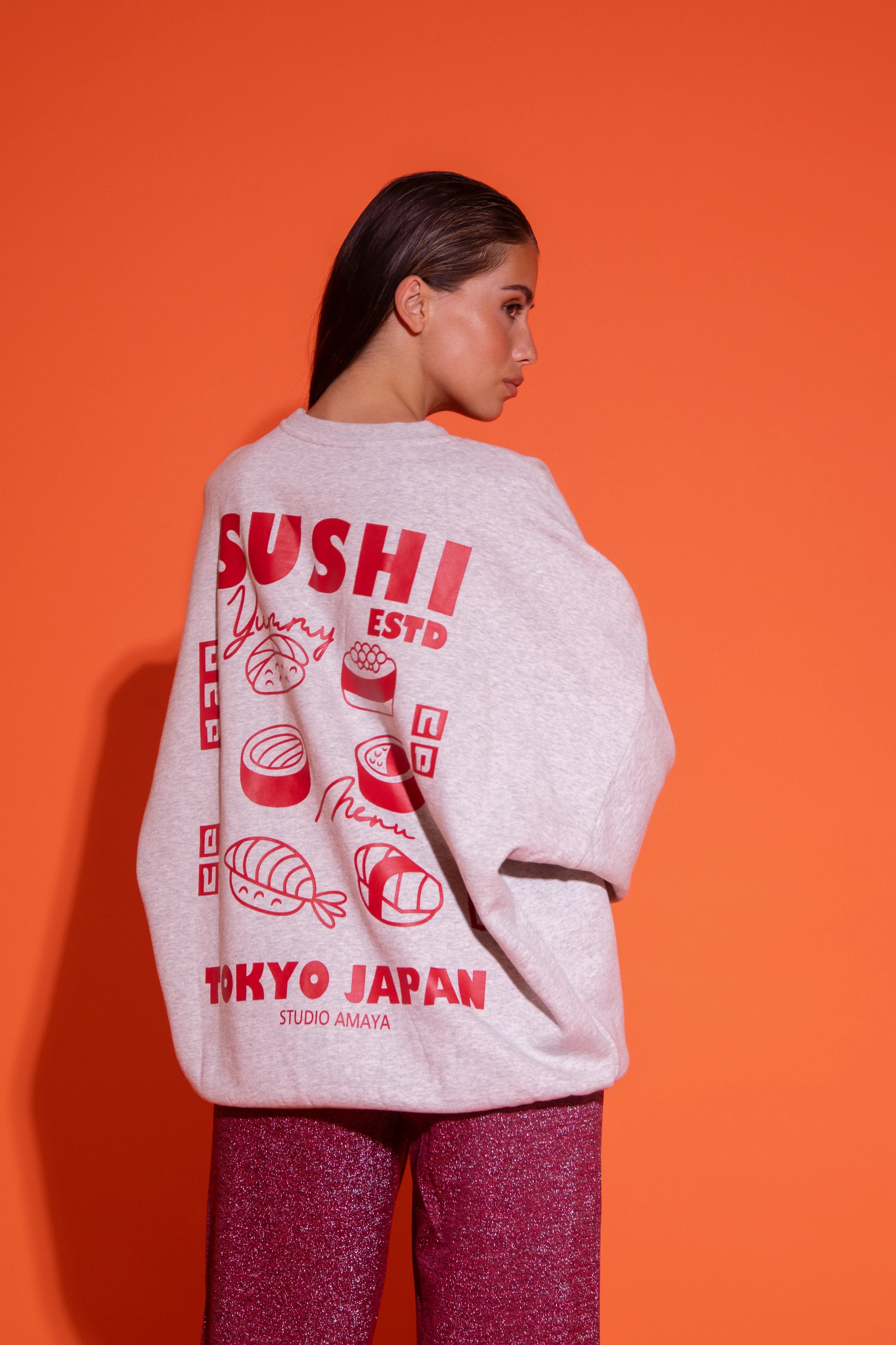 Japan Sweater - Grijs -  - Bobbie Rose