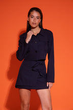 Snow Jacket - Blauw -  - Bobbie Rose