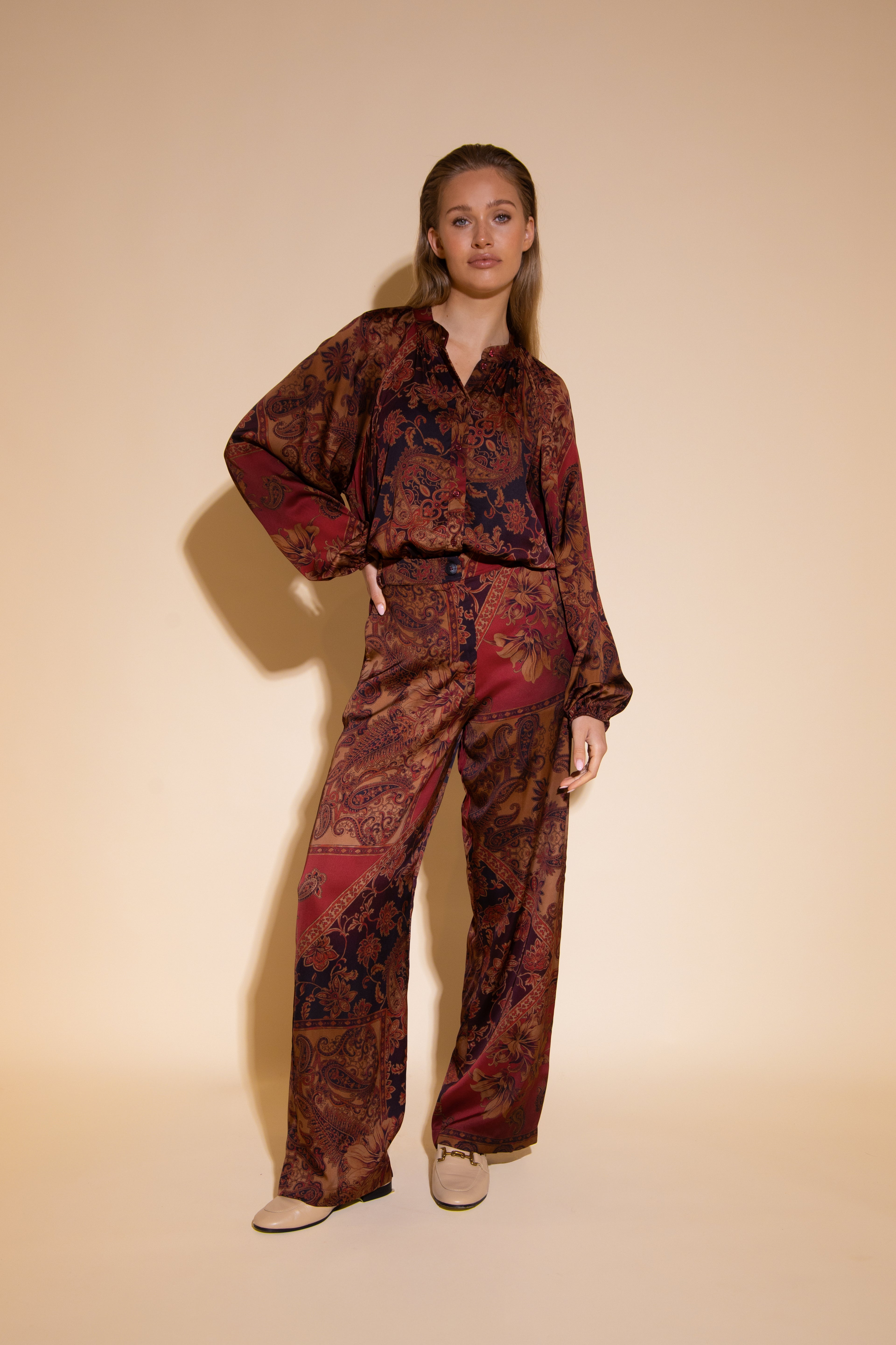 Colette Blouse - Multi Print - Amaya Amsterdam - Bobbie Rose