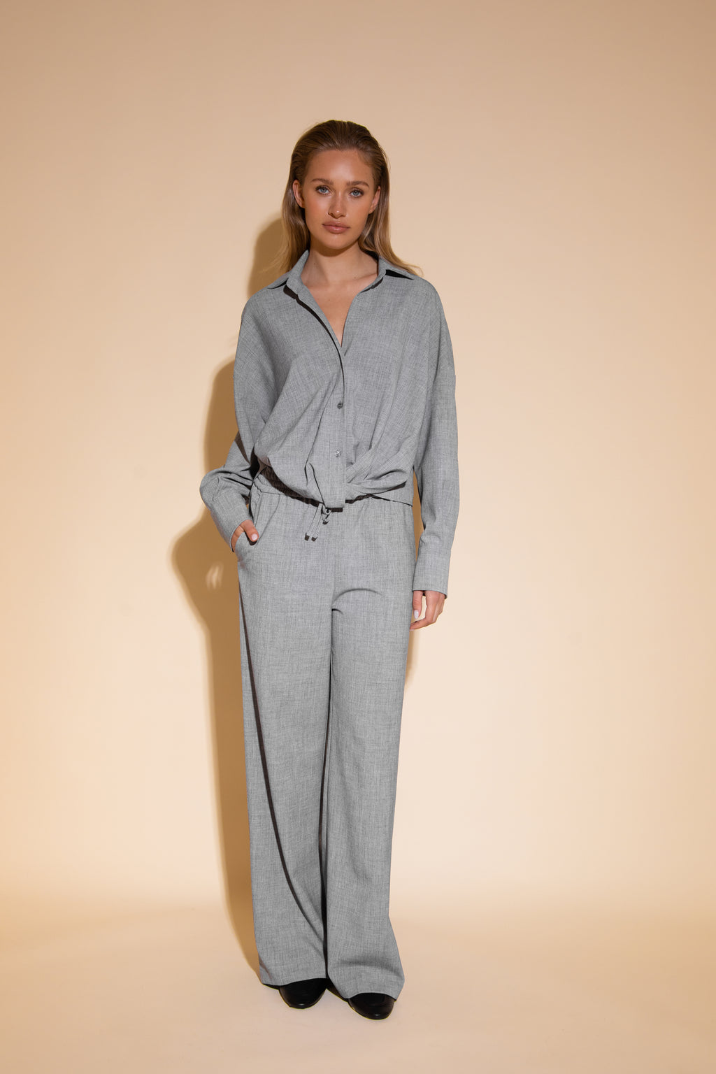 Hailey Blouse - Grey - Amaya Amsterdam - Bobbie Rose
