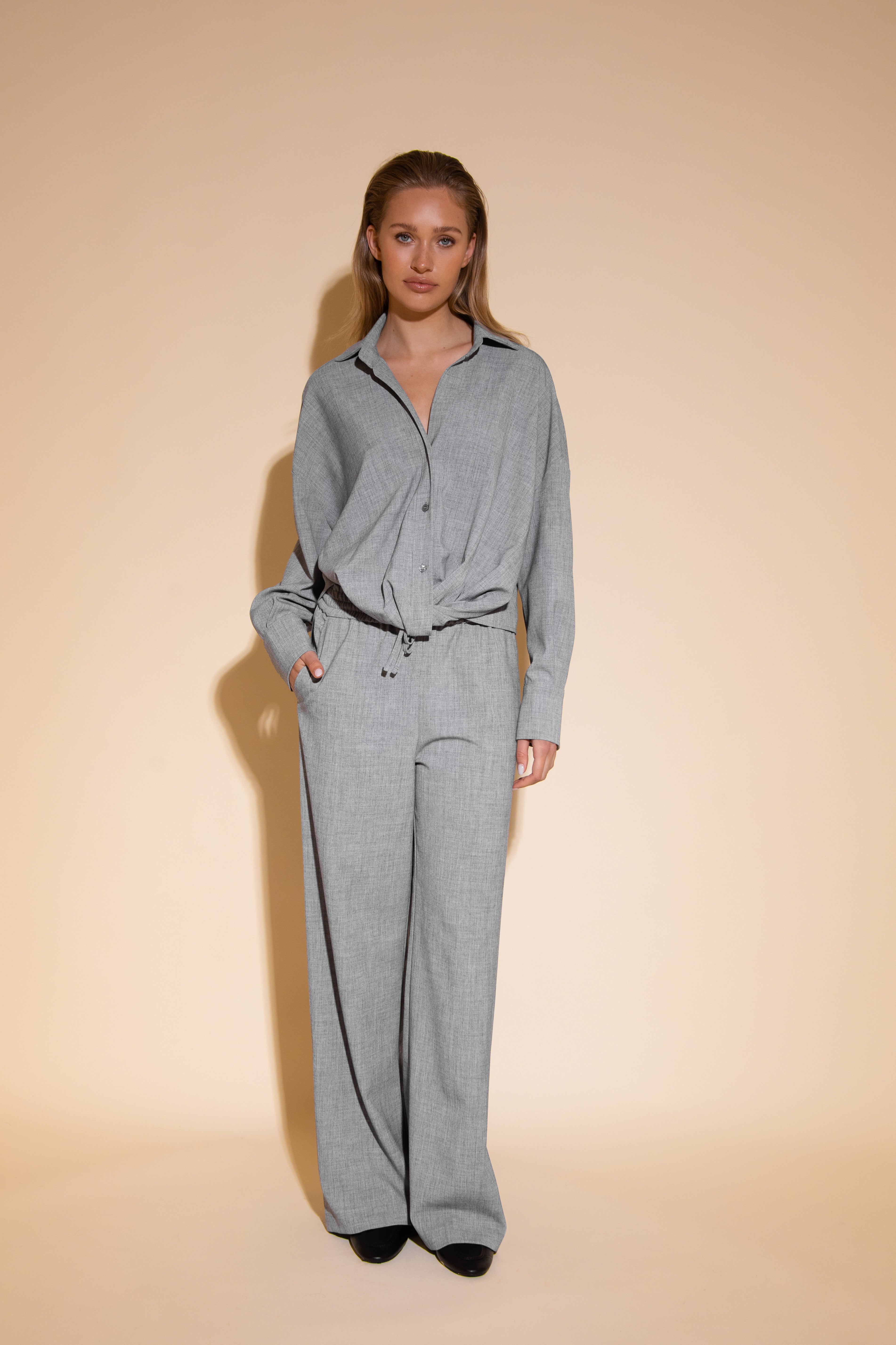 Hailey Blouse - Grey - Amaya Amsterdam - Bobbie Rose