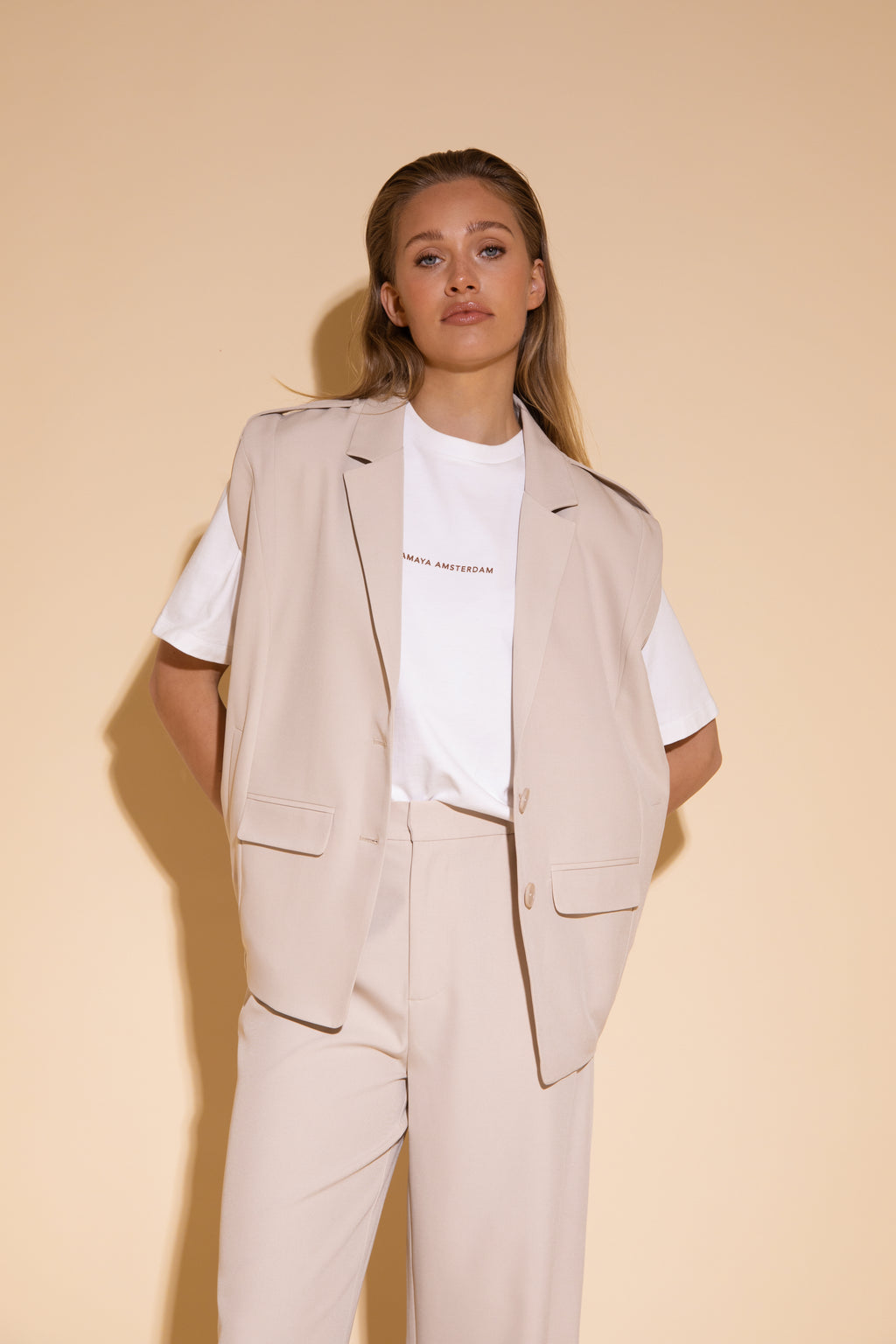 Yummi Broek - Off White - Amaya Amsterdam - Bobbie Rose