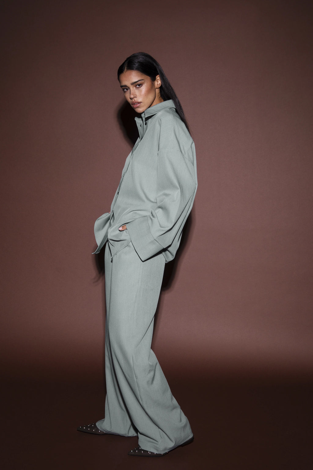 Mayra Blouse - Blauw -  - Bobbie Rose