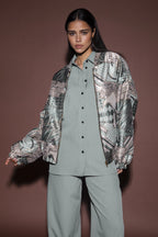 Mayra Blouse - Blauw -  - Bobbie Rose