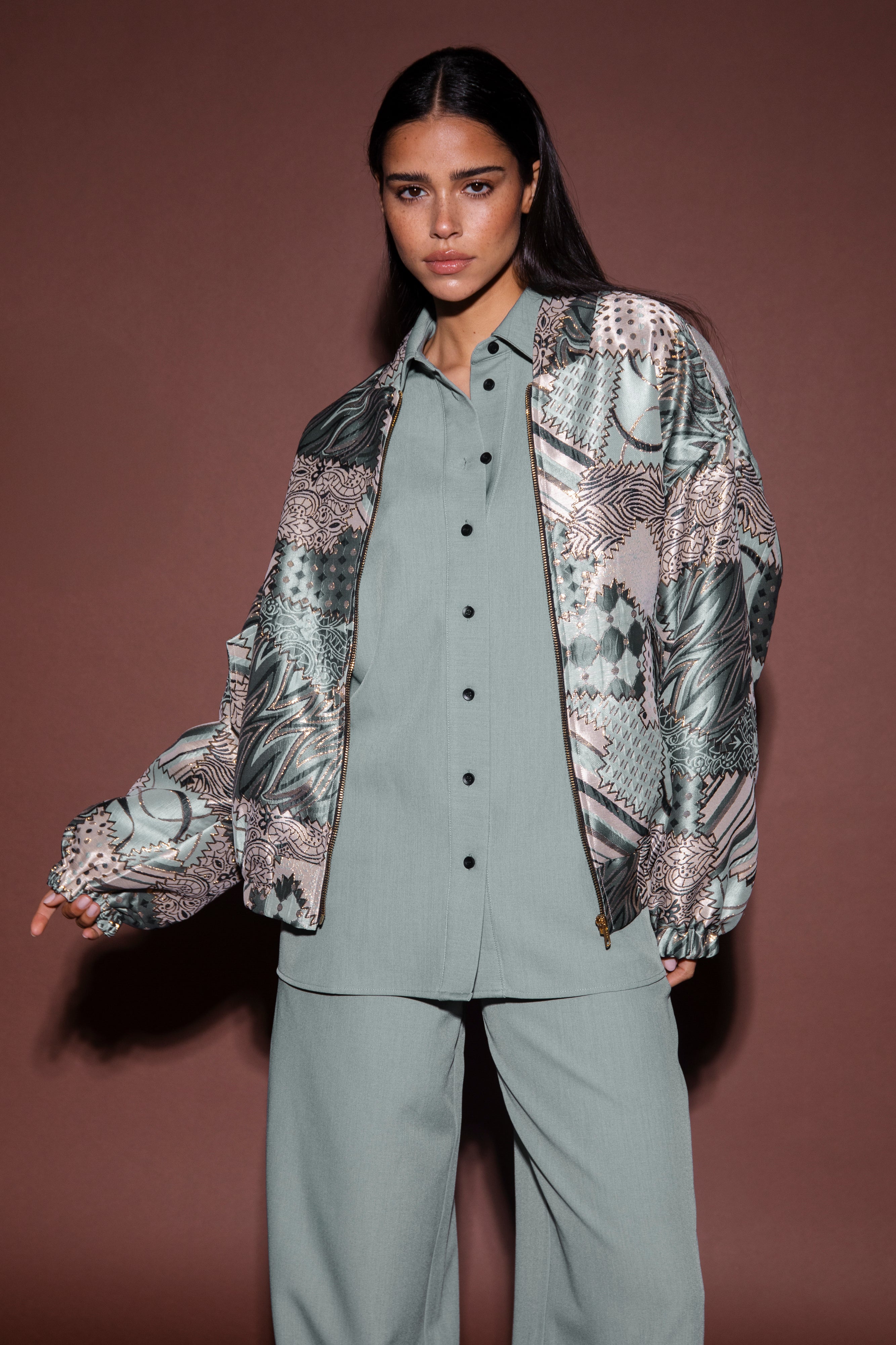 Mayra Blouse - Blue - Amaya Amsterdam - Bobbie Rose