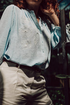 Drew Blouse - Sky Blue - Bobbie Rose