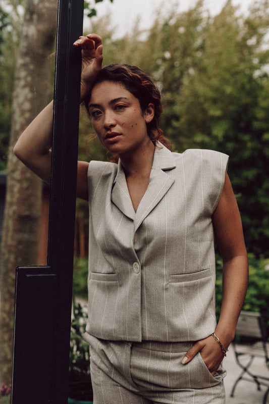 Mavis Gilet - Grey/Mix