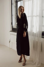 Sierra Dress - Zwart - Honnete Atelier - Bobbie Rose