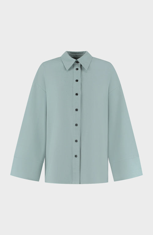 Mayra Blouse - Blauw -  - Bobbie Rose