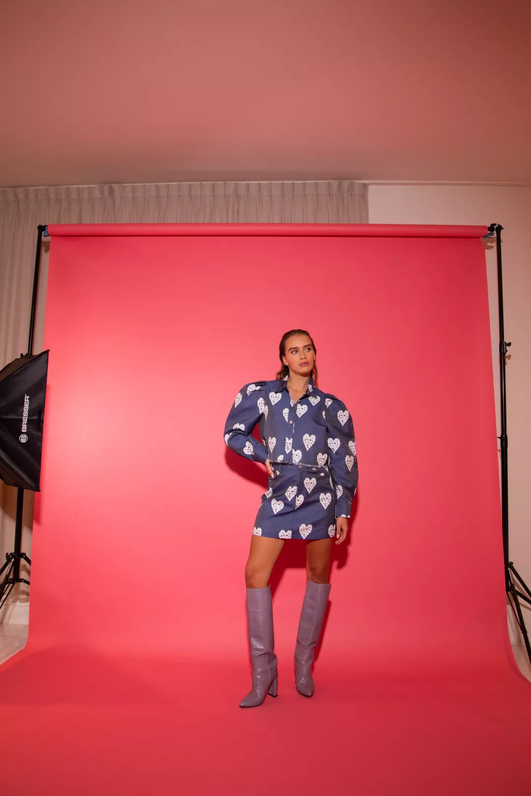 Heart Jacket - Blue