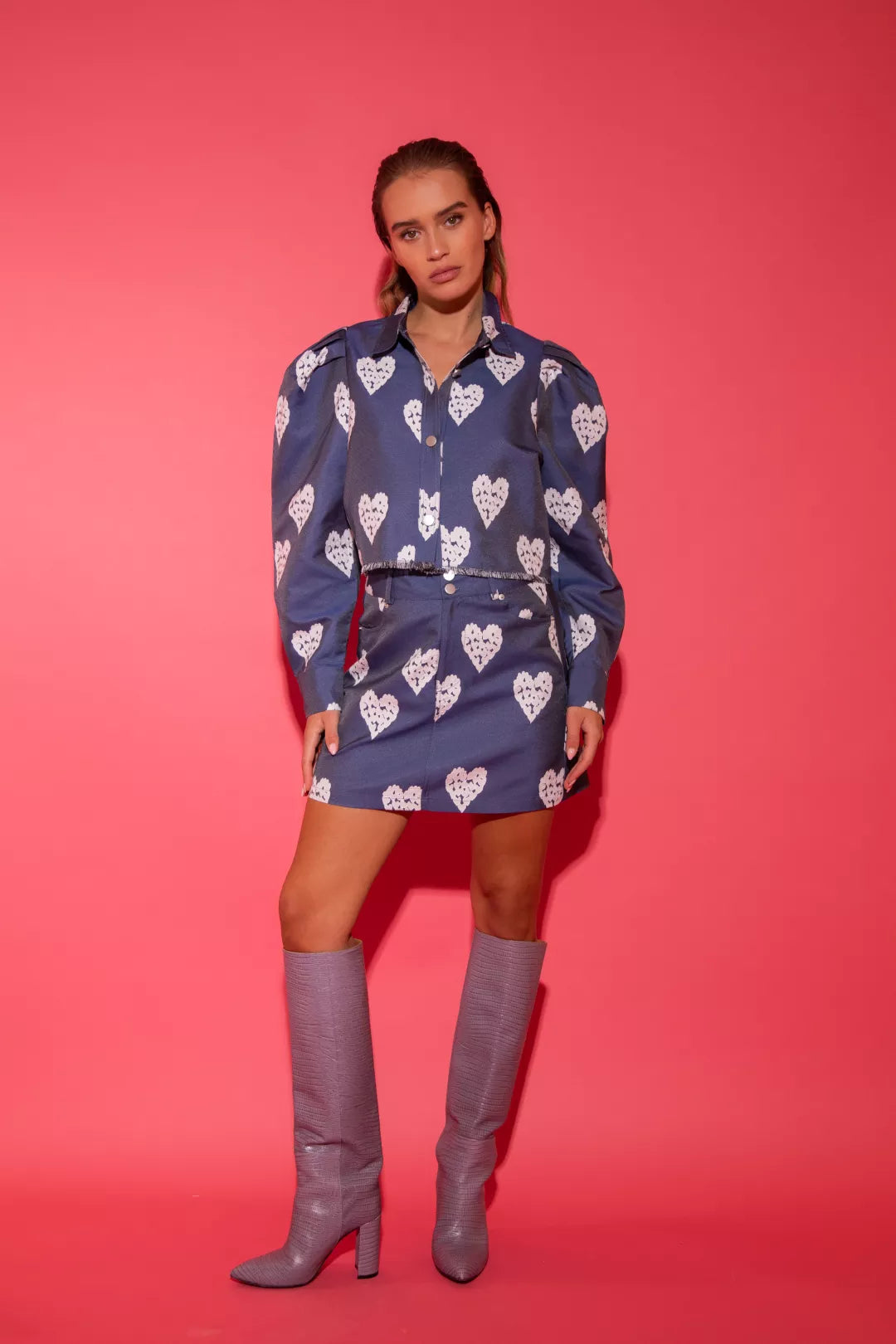 Heart Jacket - Blue