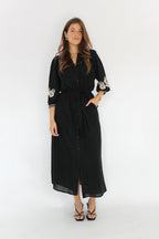 Sierra Dress - Zwart - Honnete Atelier - Bobbie Rose
