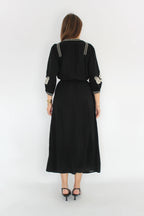 Sierra Dress - Zwart - Honnete Atelier - Bobbie Rose
