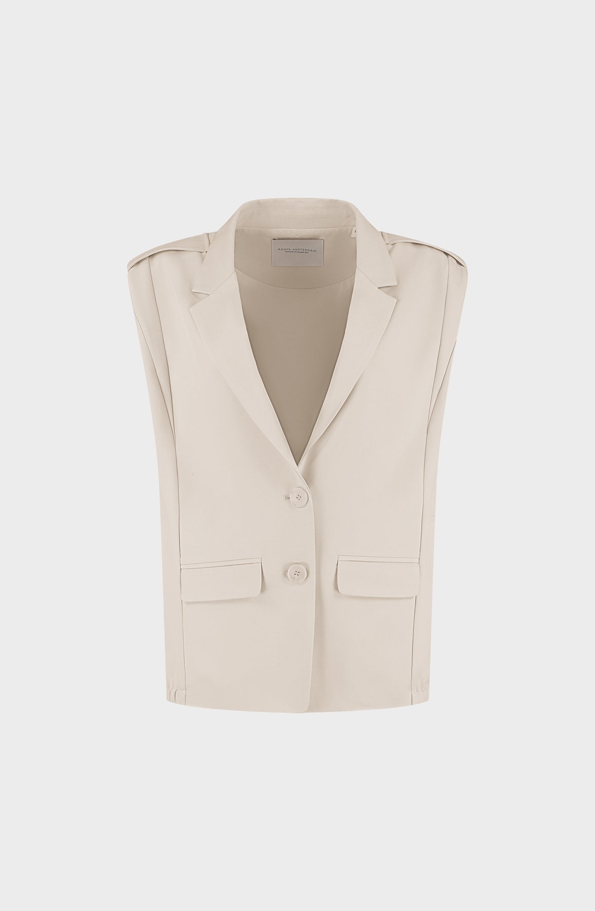 Silke Gilet - Off White - Amaya Amsterdam - Bobbie Rose
