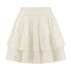 Teddy Skirt - White - Bobbie Rose