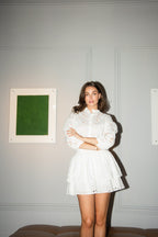 Teddy Skirt - White - Bobbie Rose