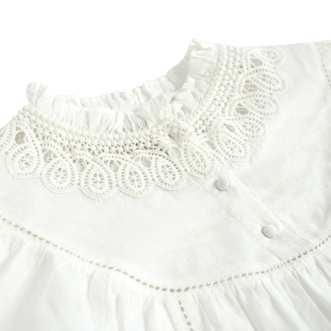 Honnete Atelier - Rey Blouse Off - white - Bobbie Rose