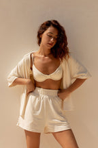 Indy Blouse - Zebra off white - Bobbie Rose