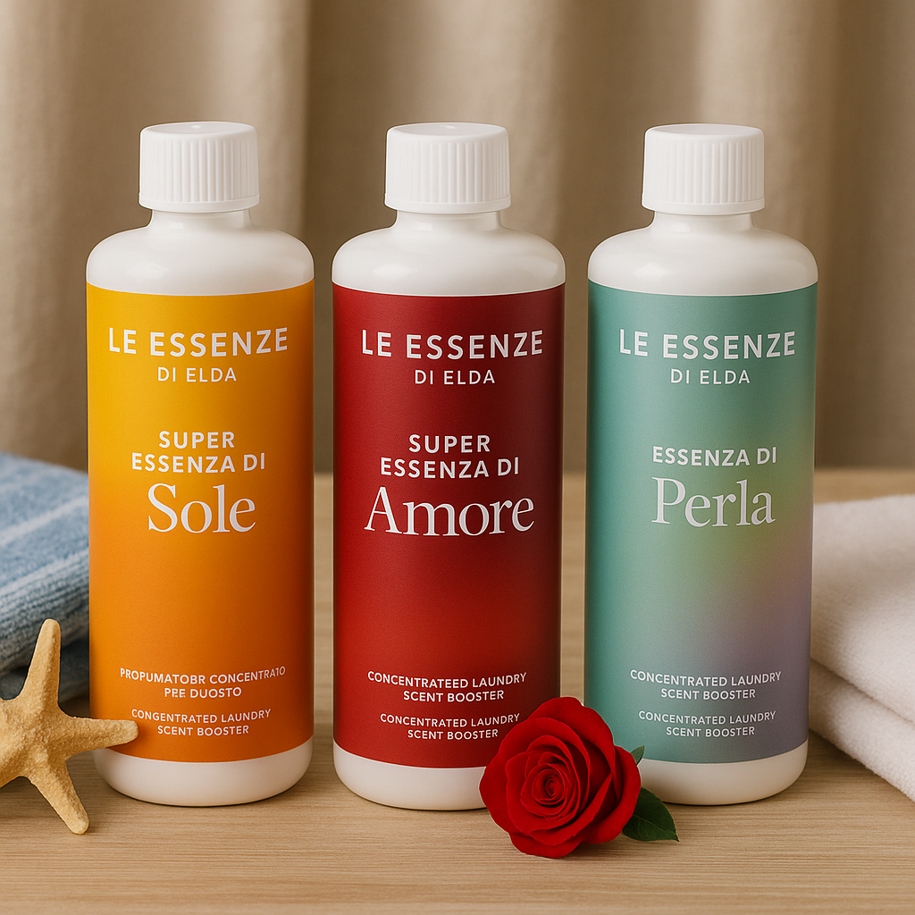 Voordeelpakket Wasparfums 500ML | Sole | Amore | Perla - Le Essenze di Elda - Bobbie Rose